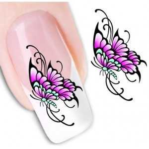 Water decals butterfly elegance