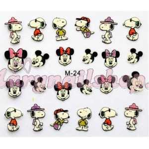 Stickers cartoons snoopy minnie mickey mouse